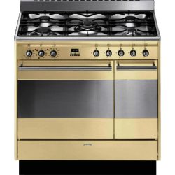 Smeg SUK92P9-1 90cm Dual Fuel Range Cooker in Cream